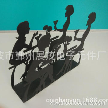 Humanoid metal paper towel holder envelope holder